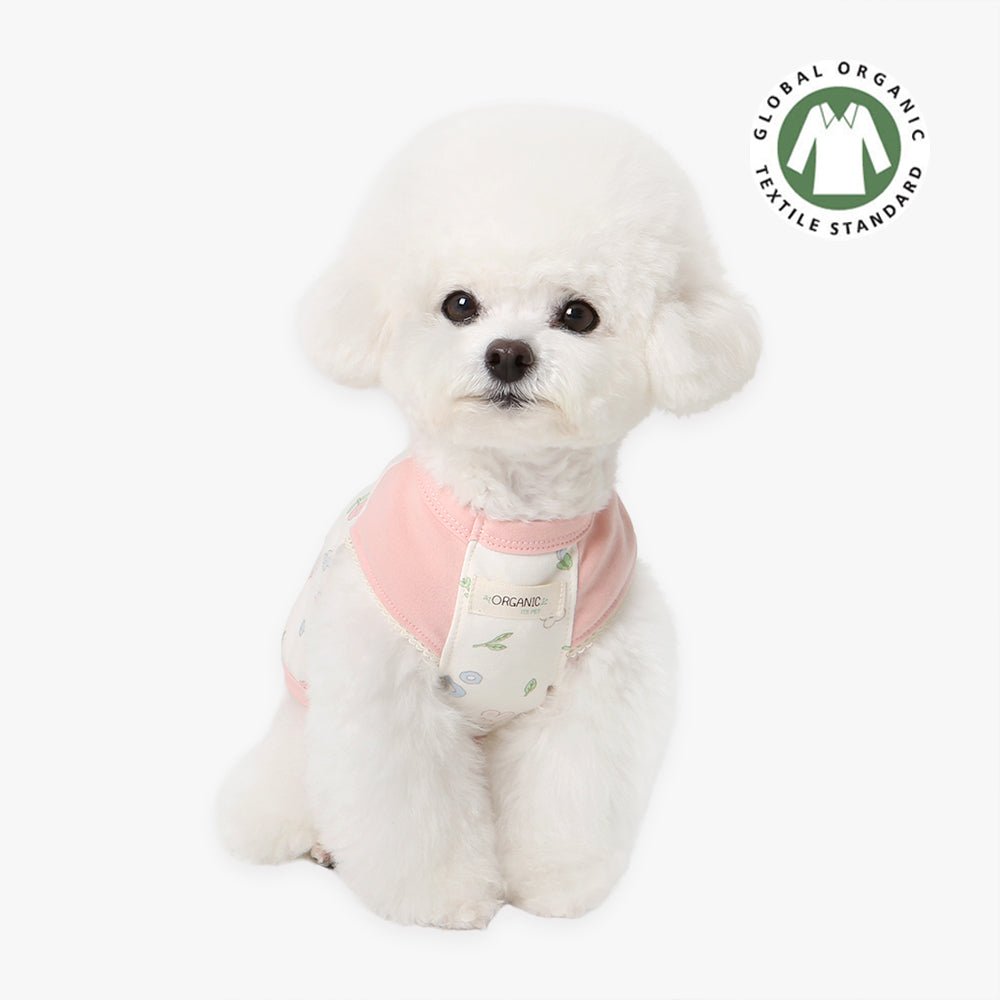 Organic Bunny Garden T-PK - Adorable garden bunny print