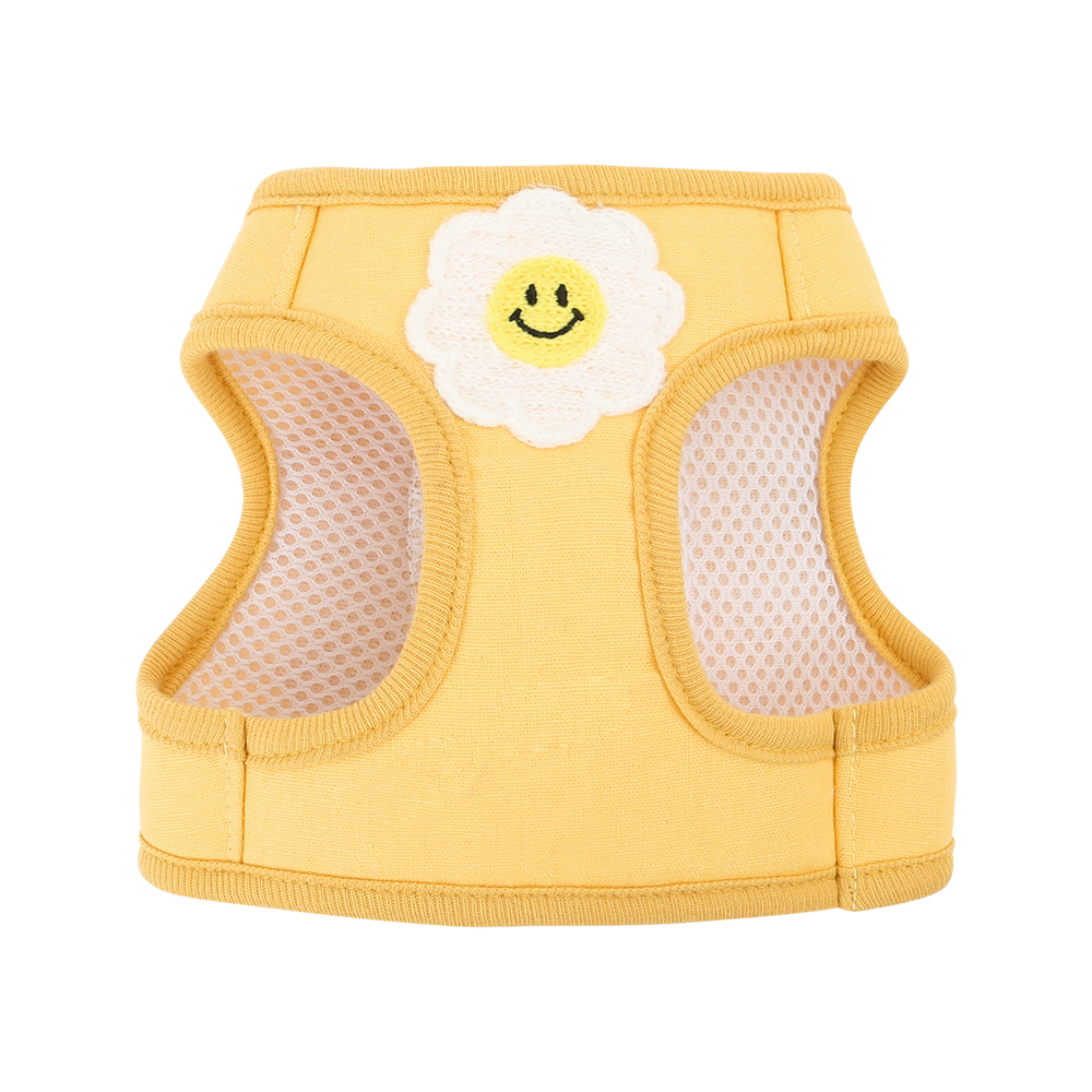 Daisy Frill Harness - Yellow