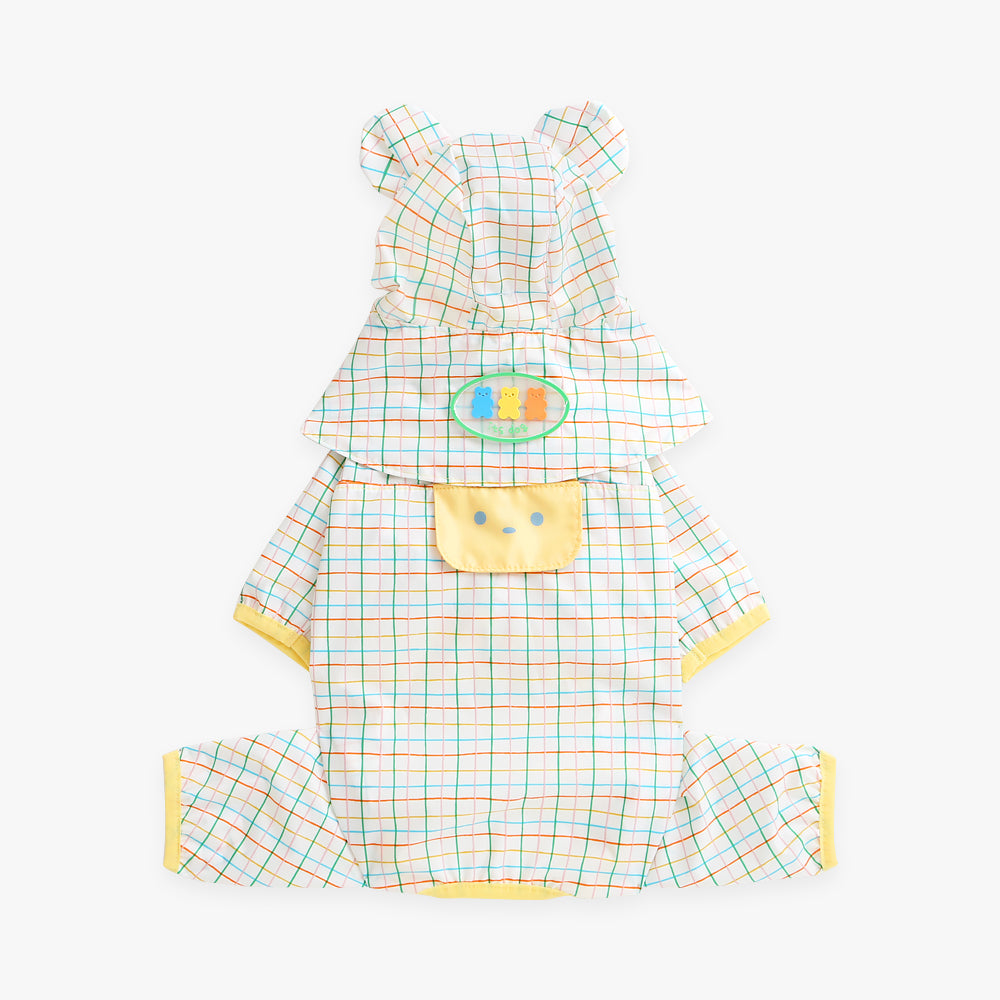 Jelly Bear Pancho All-in-one Raincoat