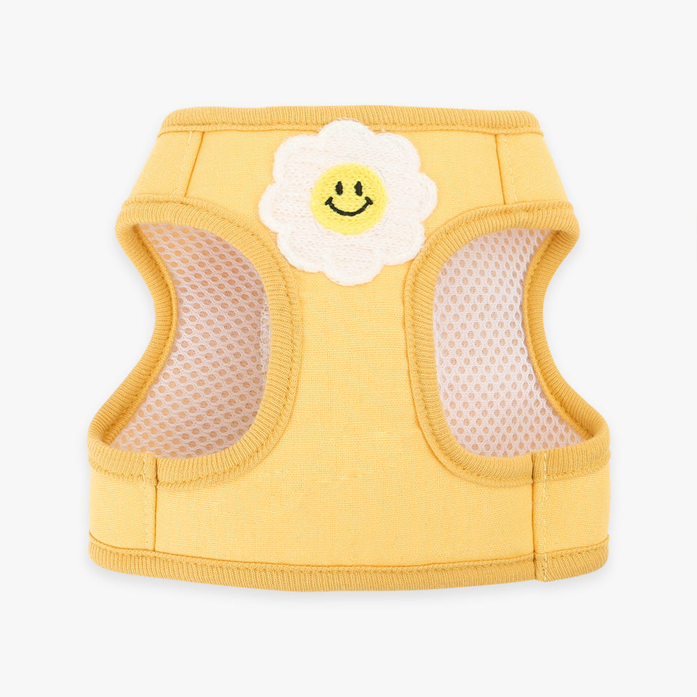 Daisy Frill Harness - Yellow
