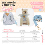Arnes angel con Diseño angelical, ligero, cómodo y elegante 