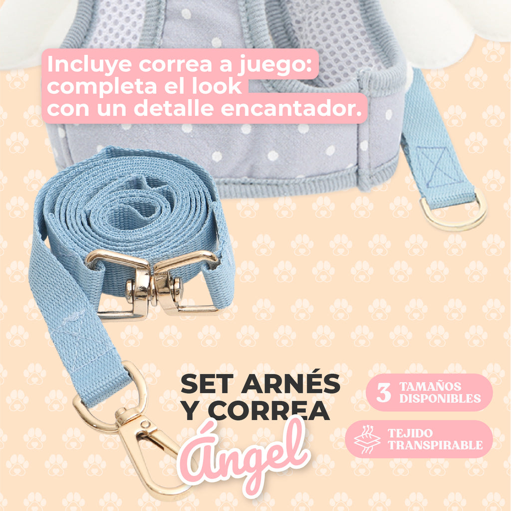 Arnes angel con Diseño angelical, ligero, cómodo y elegante 