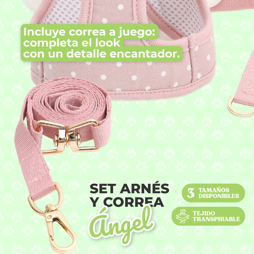 Arnes angel con Diseño angelical, ligero, cómodo y elegante 