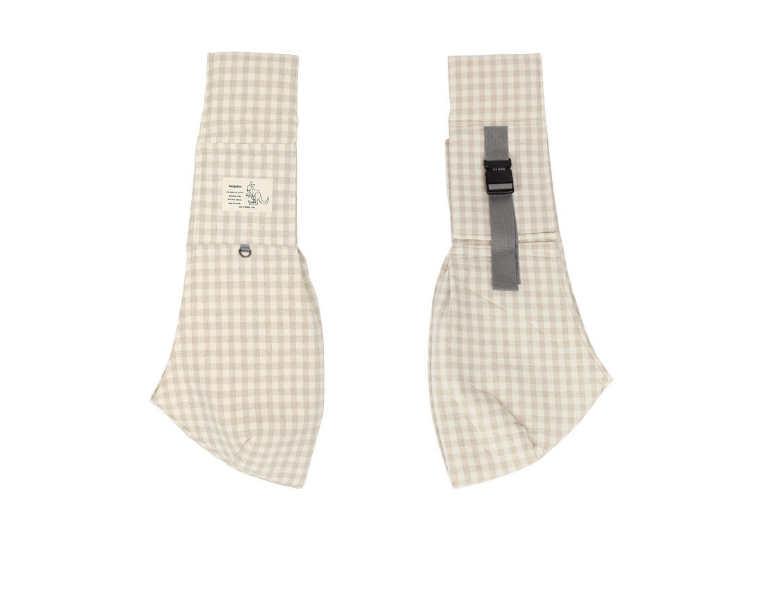 Cotton Kangaroo Bag — Cozy Front Pouch for Your Pup