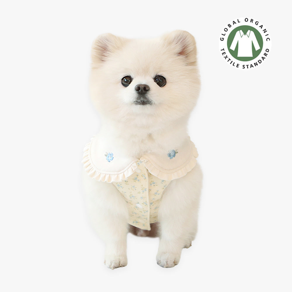 Organic Melia Nubeam Vest (Blue)-Eco-Friendly, Soft ,Stylish & Versatile