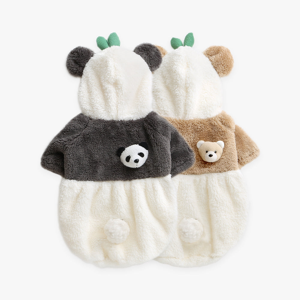 Abrigo de Invierno oso de felpa comodo divertido suave 