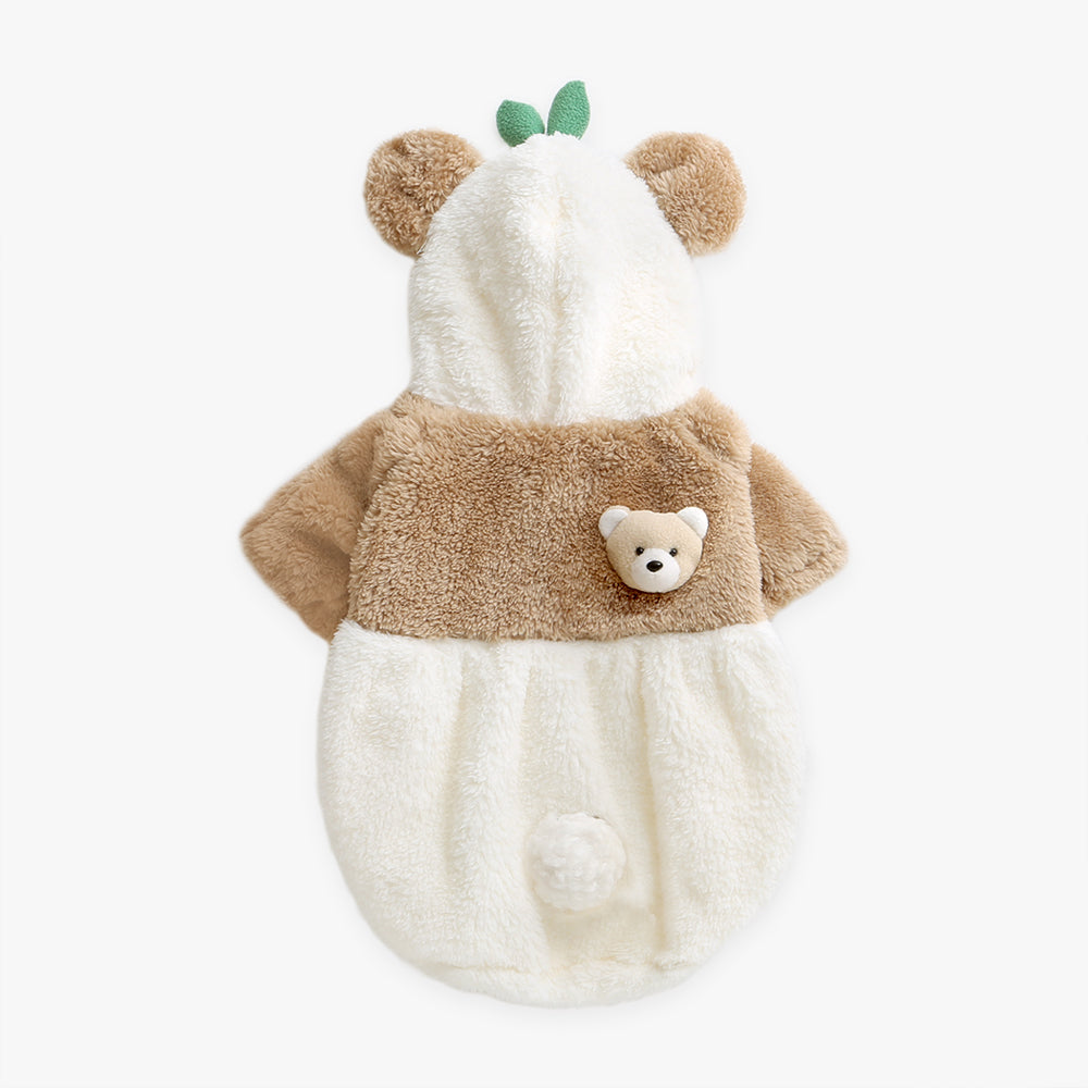 Abrigo de Invierno oso de felpa caliente comodo