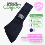 Bolsa Canguro de Malla Transpirable para Perro