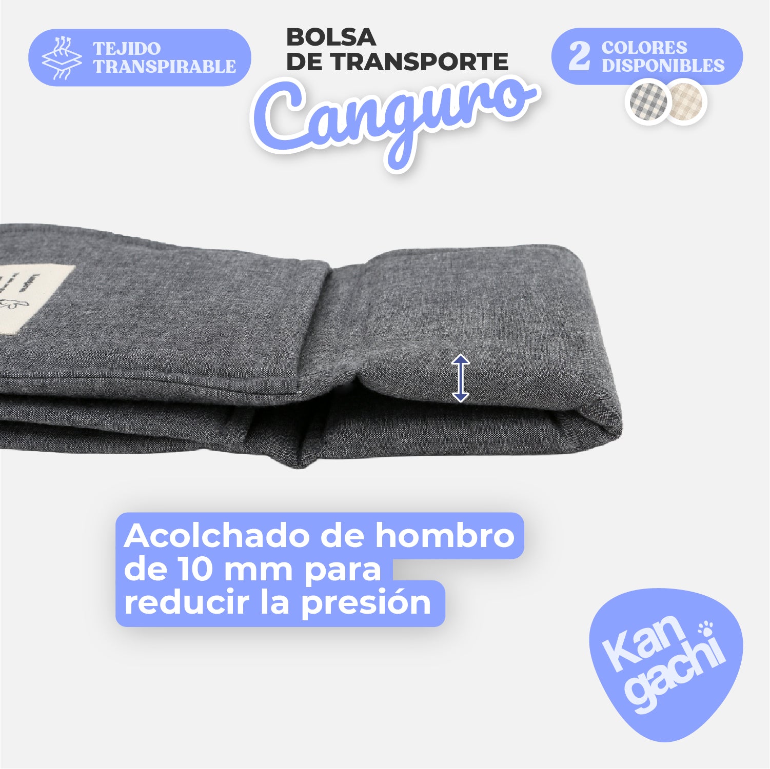 Bolsa portaperro canguro perro pequeño