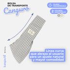 Bolsa_portaperro_canguro_perro_pequeño con bolsillo extra para movil