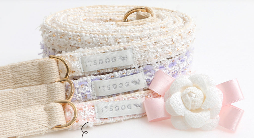 Correa Chloe Tweed lana premium para Perros Pequeños