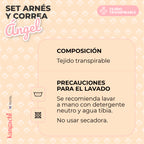 Arnes angel con Diseño angelical, ligero, cómodo y elegante 