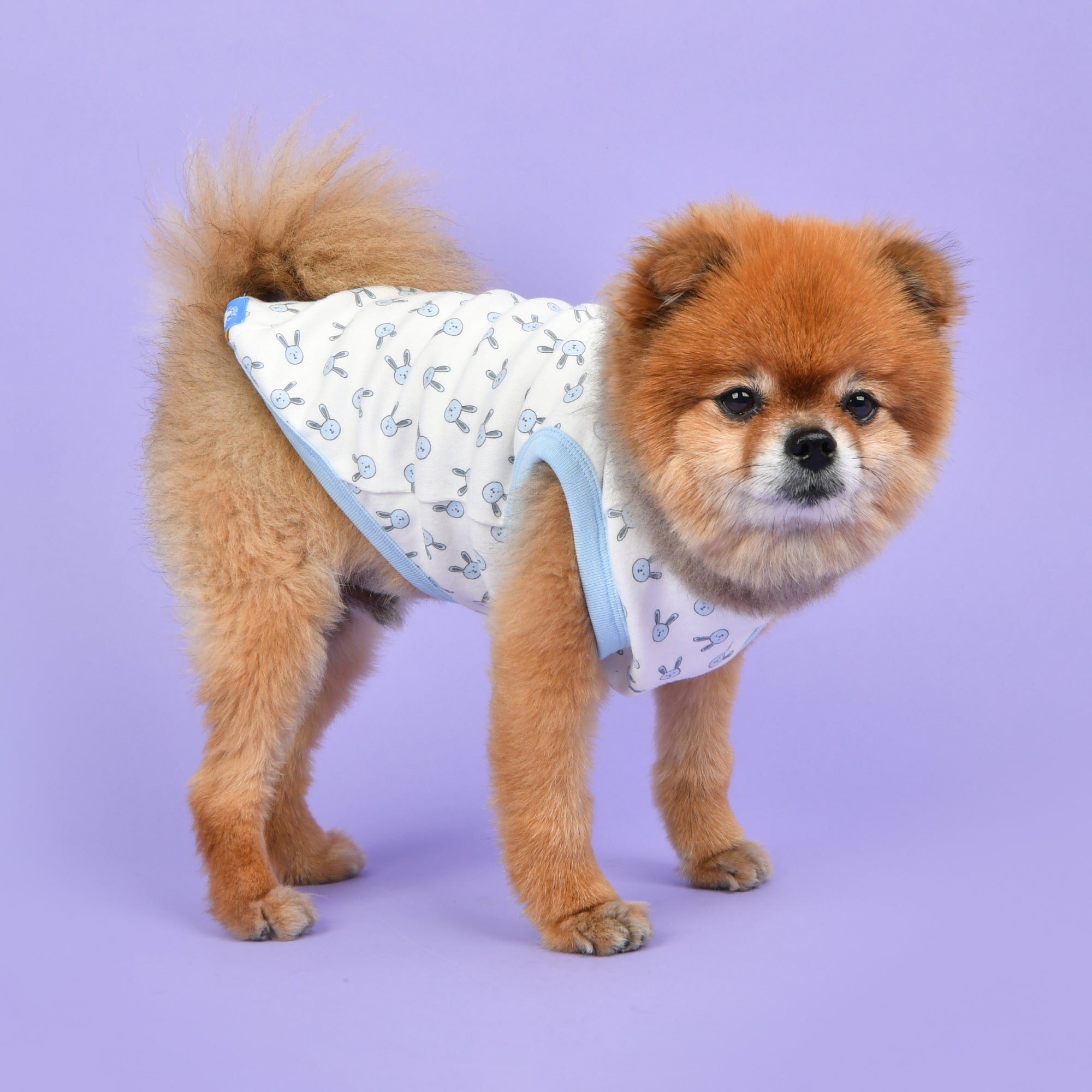 camiseta algodon con estampado conejitos bonita a la vez que comoda y transpirable 