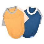 Camiseta Básica Tricolor 100% Algodón para Perro