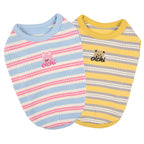 Camiseta Suave de rayas para Perros pequeños .Ligera, Elástica y Muy Cómoda
