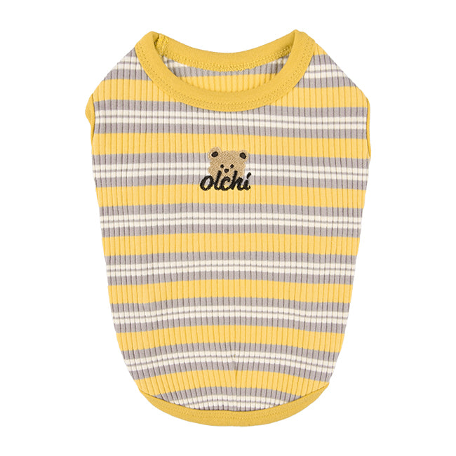 Camiseta Suave de rayas para Perros pequeños .Ligera, Elástica y Muy Cómoda