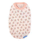camiseta algodon con estampado conejitos bonita a la vez que comoda y transpirable 