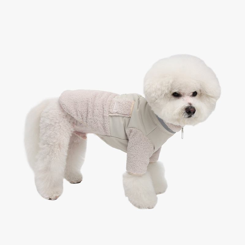 Chaqueta deportiva forro polar perro pequeño 