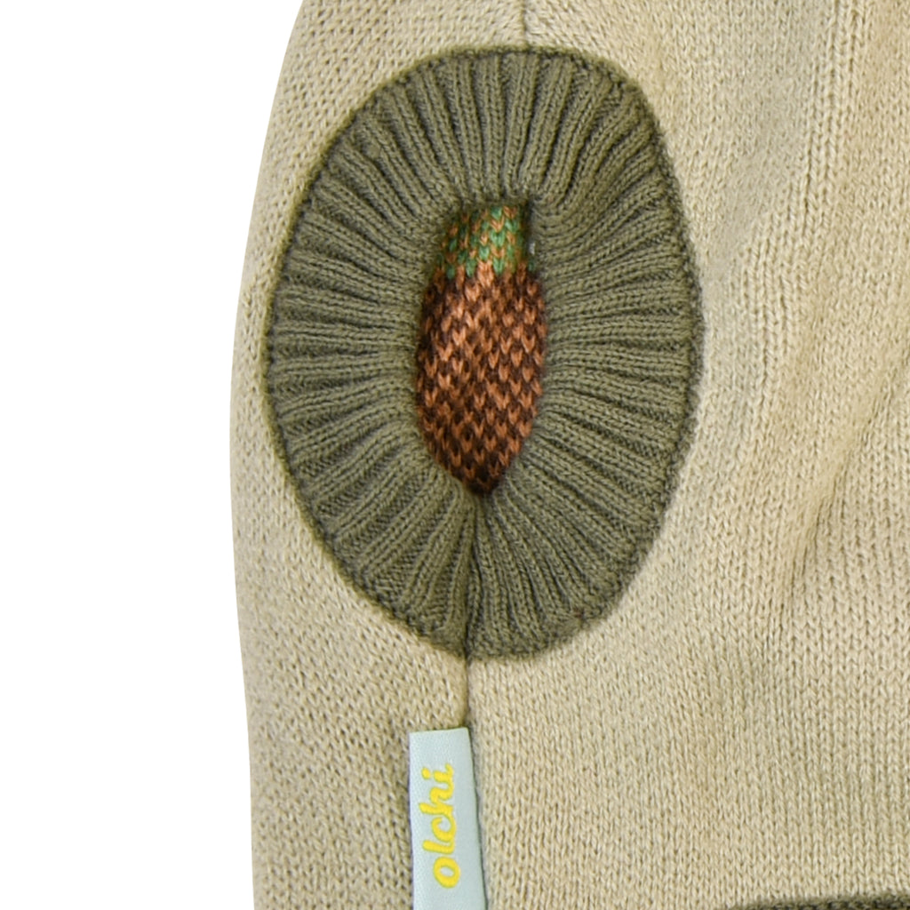 Jersey de punto con animal bordado caliente a la vez que bonito y ponible. Ideal para el frio 