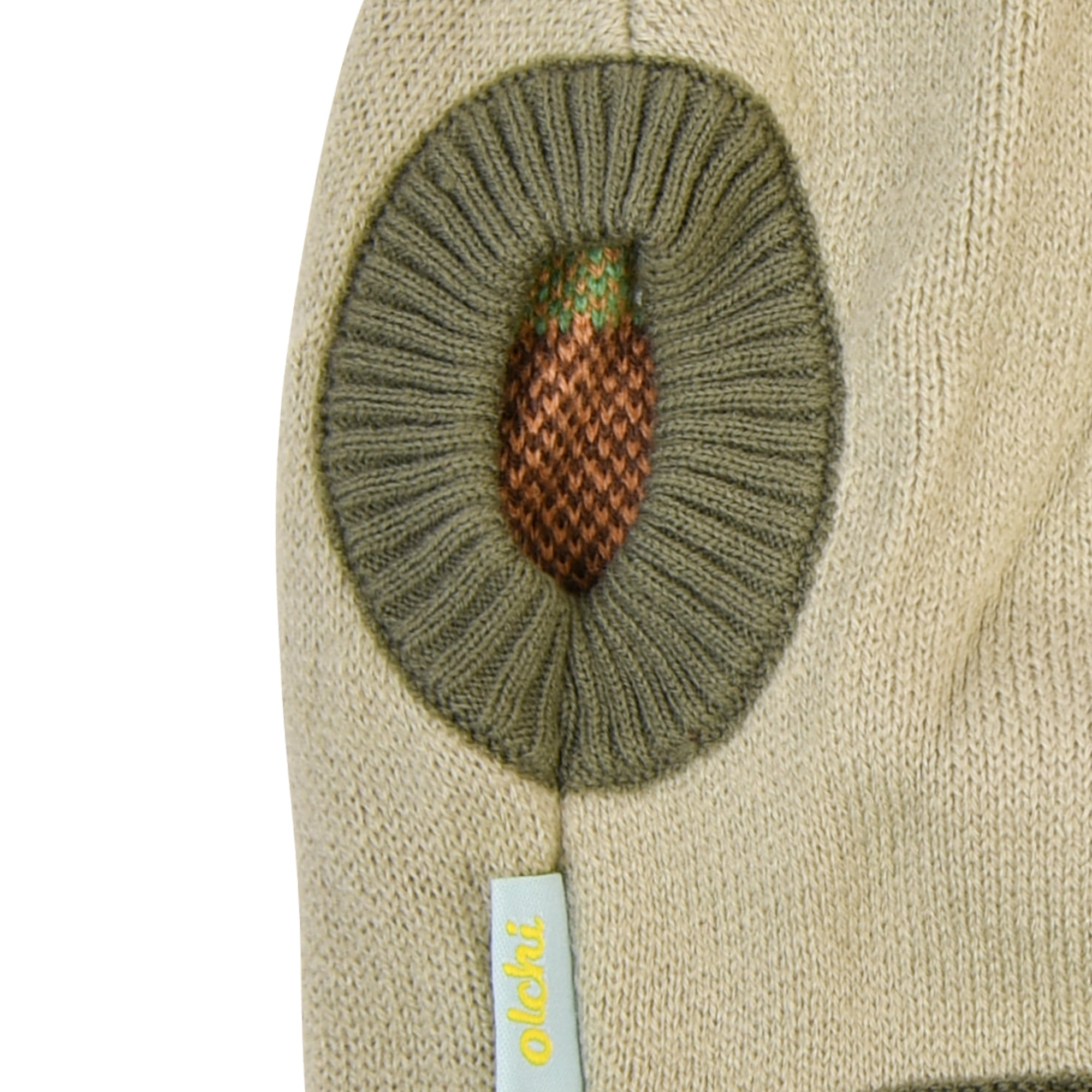 Jersey de punto con animal bordado caliente a la vez que bonito y ponible. Ideal para el frio 