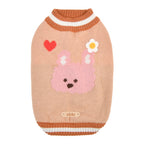 Jersey de punto con animal bordado caliente a la vez que bonito y ponible. Ideal para el frio 