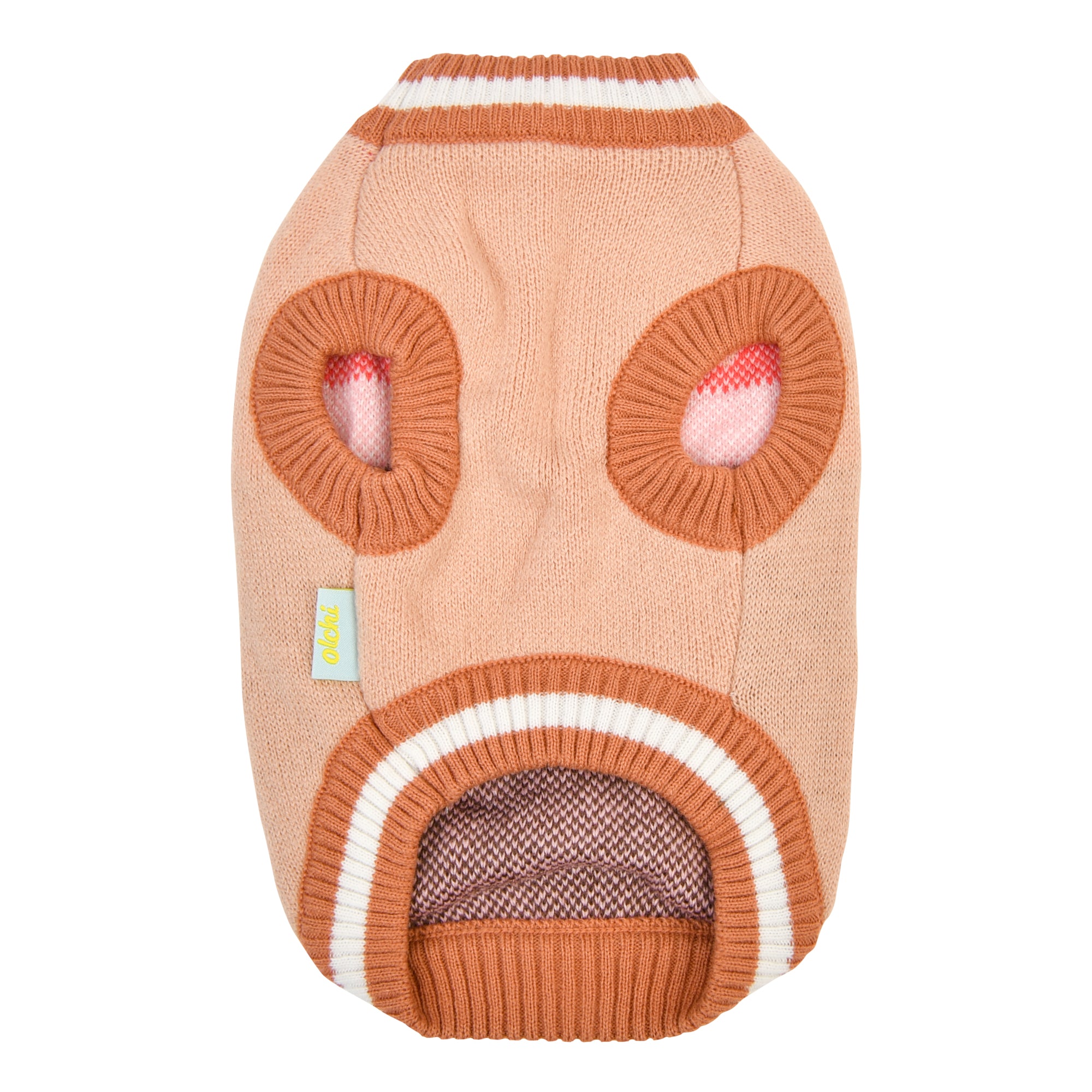 Jersey de punto con animal bordado caliente a la vez que bonito y ponible. Ideal para el frio 