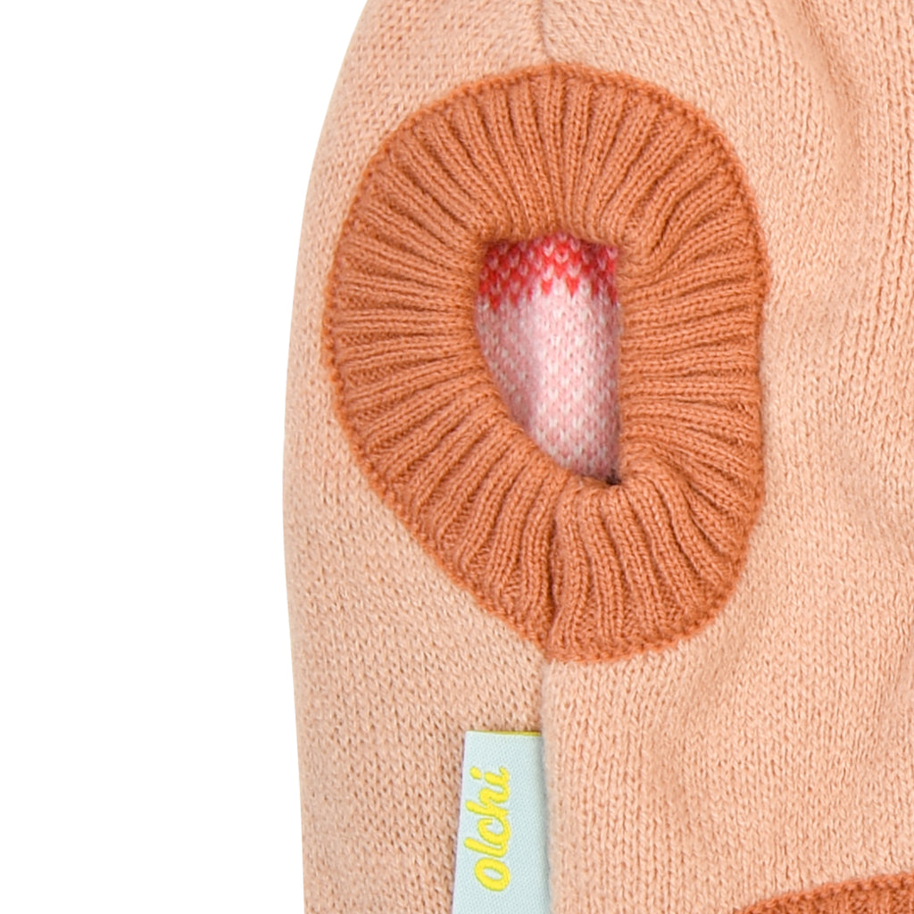 Jersey de punto con animal bordado caliente a la vez que bonito y ponible. Ideal para el frio 