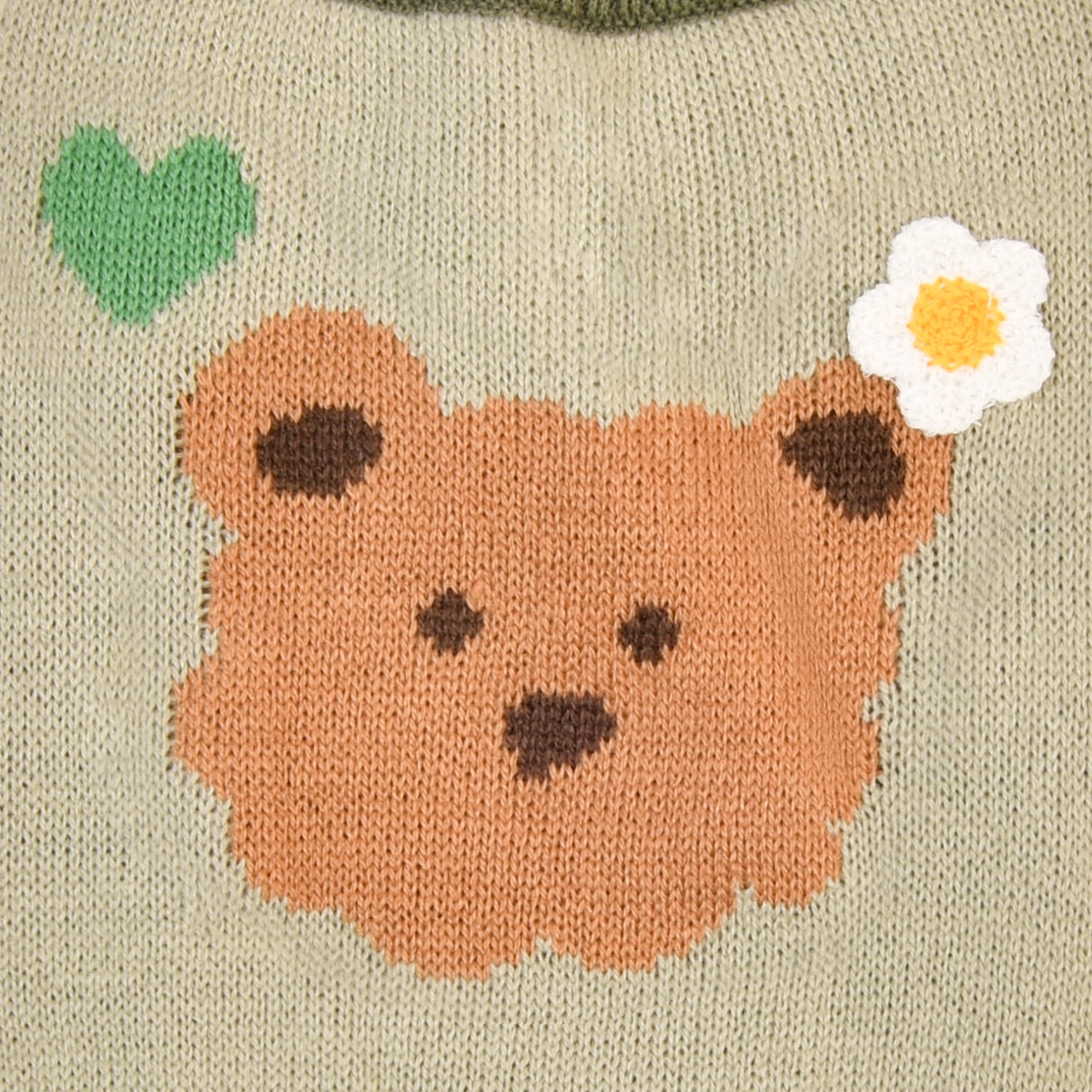 Jersey de punto con animal bordado caliente a la vez que bonito y ponible. Ideal para el frio 