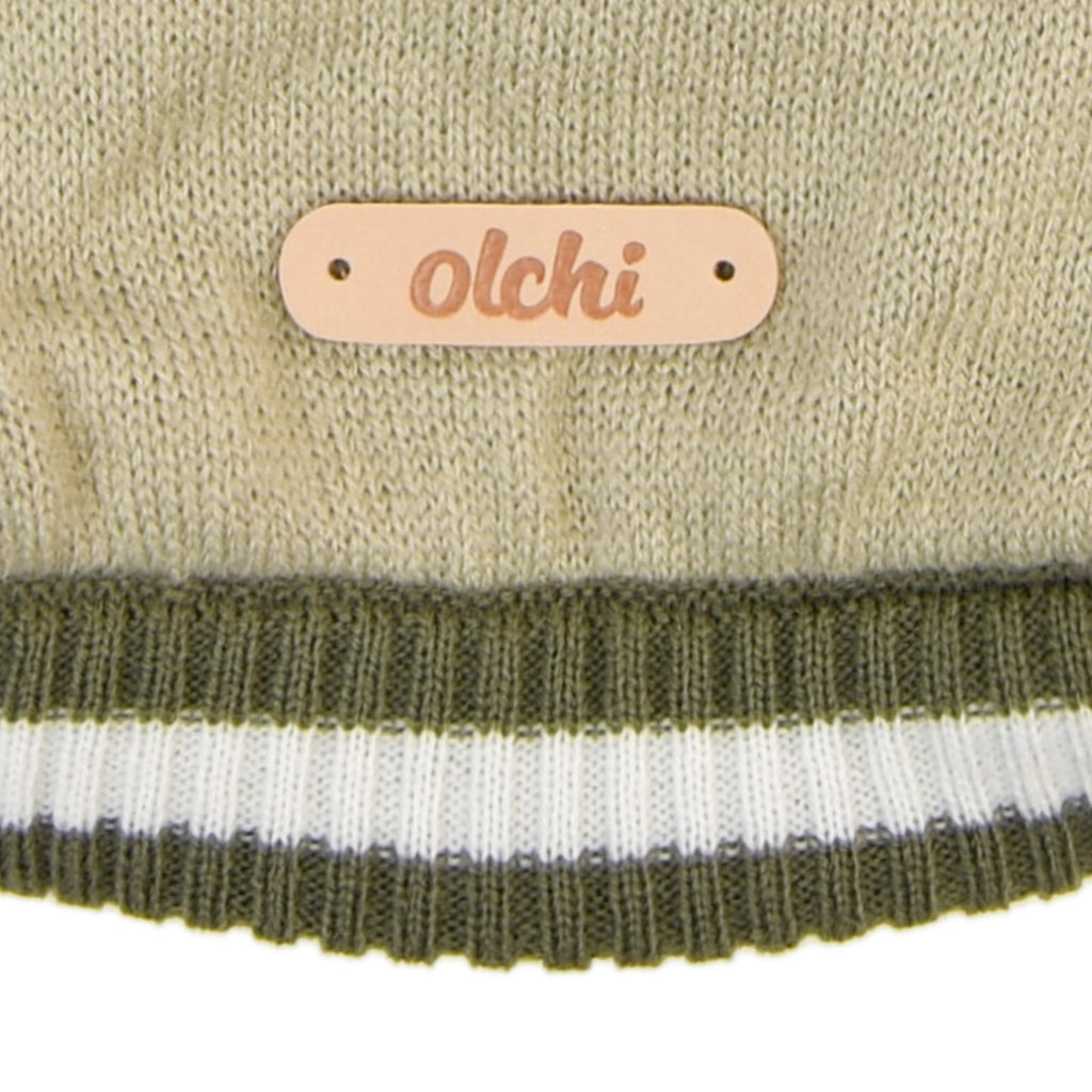 Jersey de punto con animal bordado caliente a la vez que bonito y ponible. Ideal para el frio 