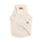 Peto Beige de Punto para Perros con Bolsillo y Ardilla Bordada – Cálido, Suave