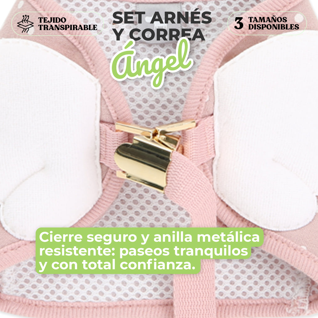 Arnes angel con Diseño angelical, ligero, cómodo y elegante 