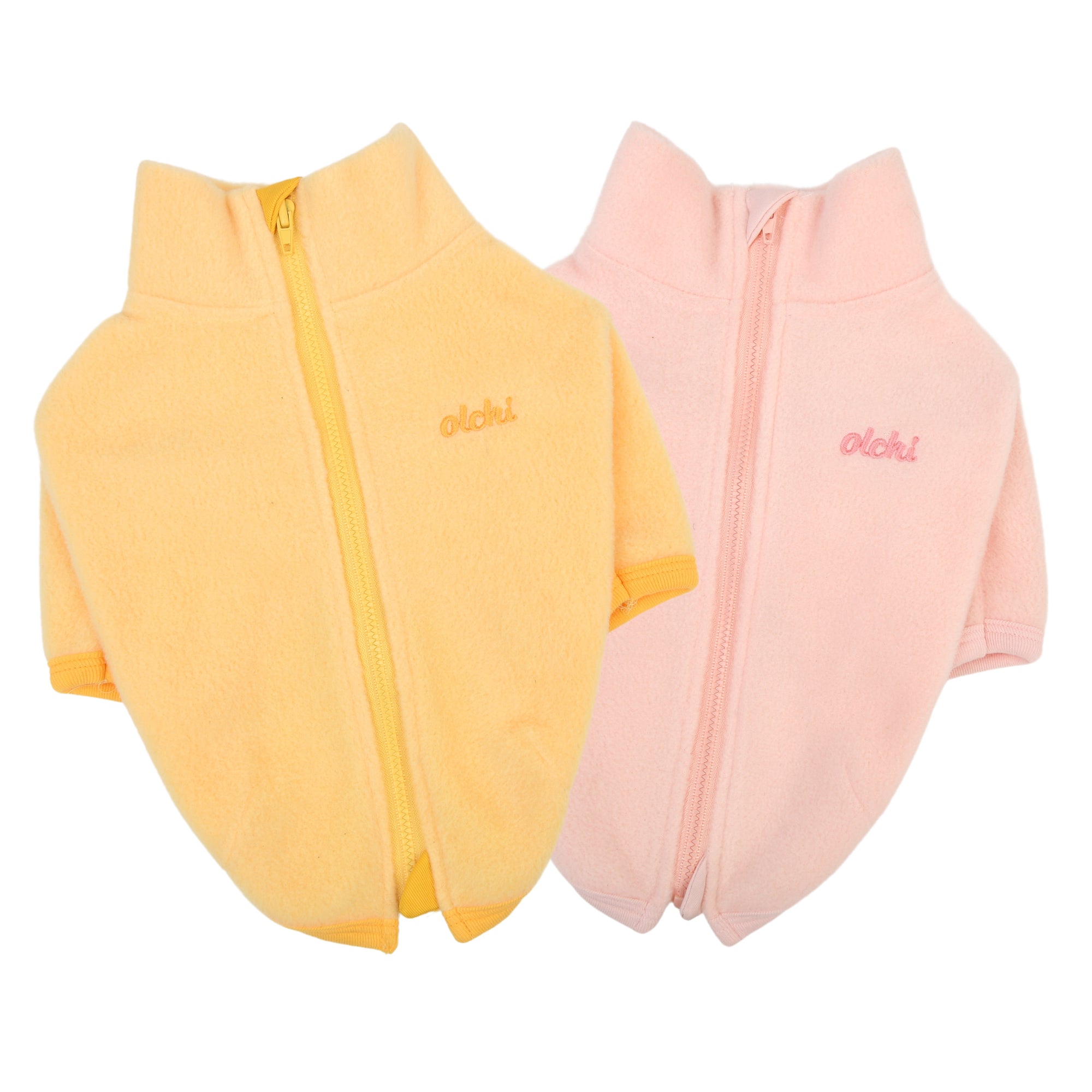 sudadera cremallera superior con cuello alto caliente y cómoda perros pequeños
