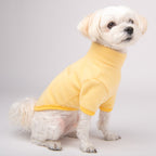 sudadera cremallera superior con cuello alto caliente y cómoda perros pequeños