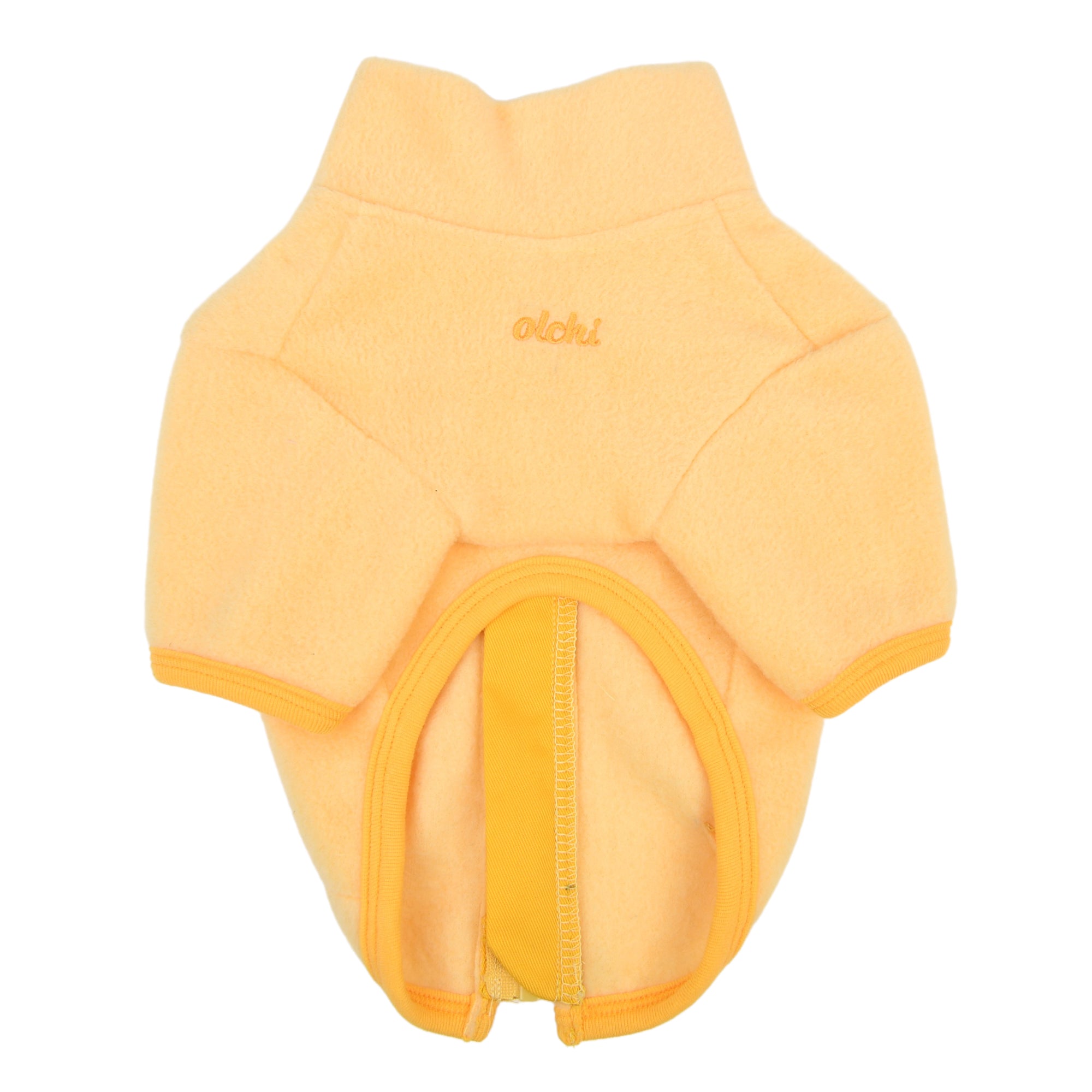 sudadera cremallera superior con cuello alto caliente y cómoda perros pequeños