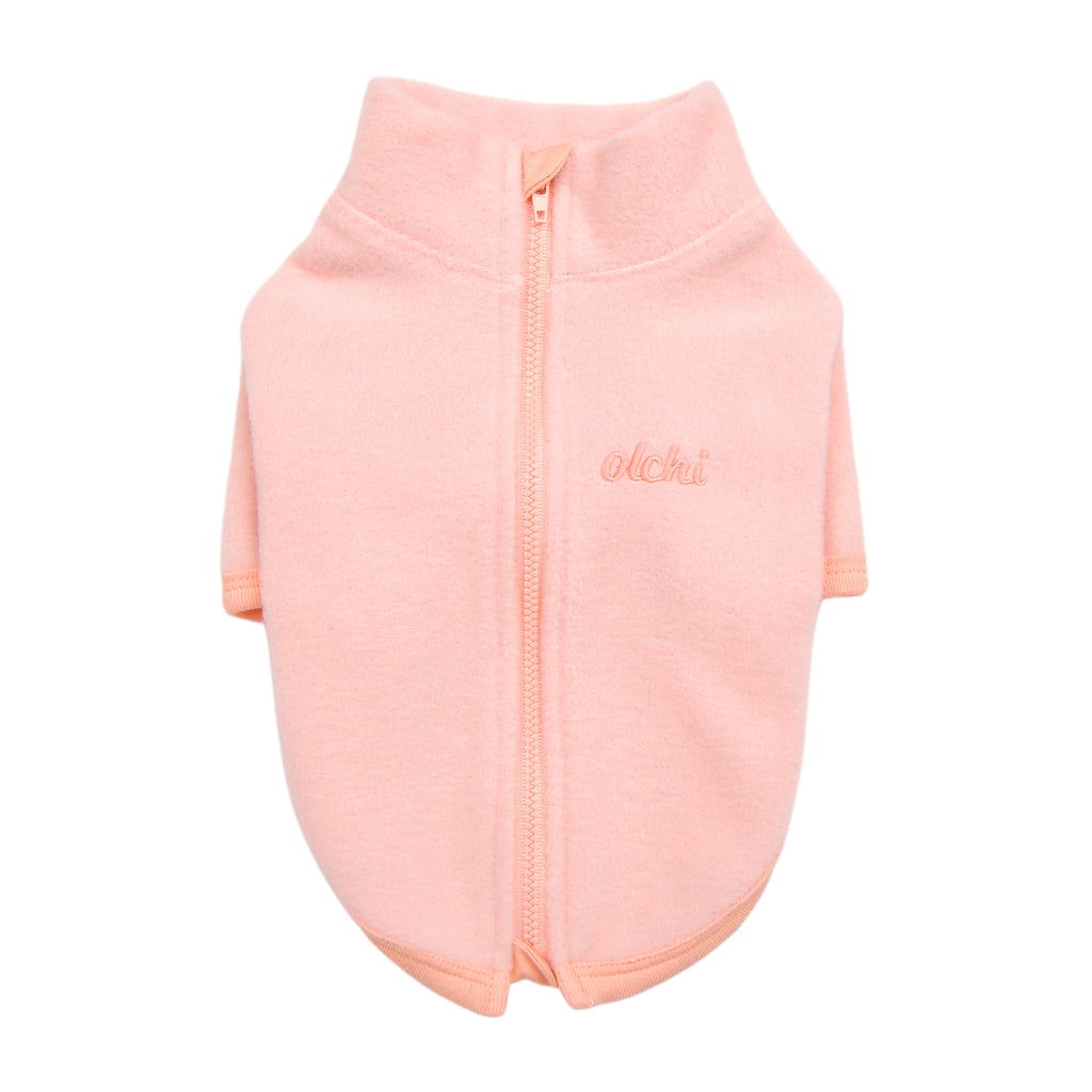 sudadera cremallera superior con cuello alto caliente y cómoda perros pequeños