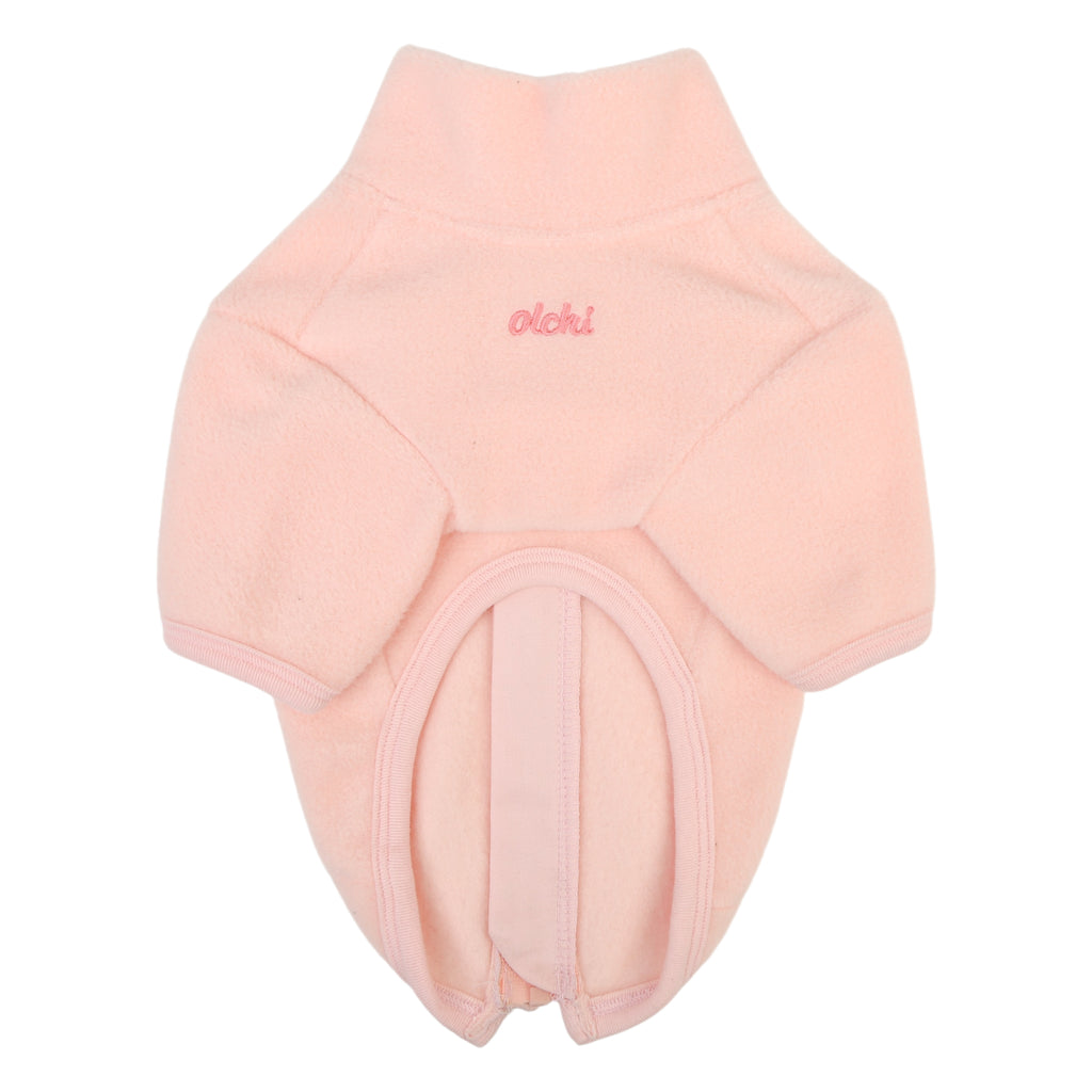 sudadera cremallera superior con cuello alto caliente y cómoda perros pequeños