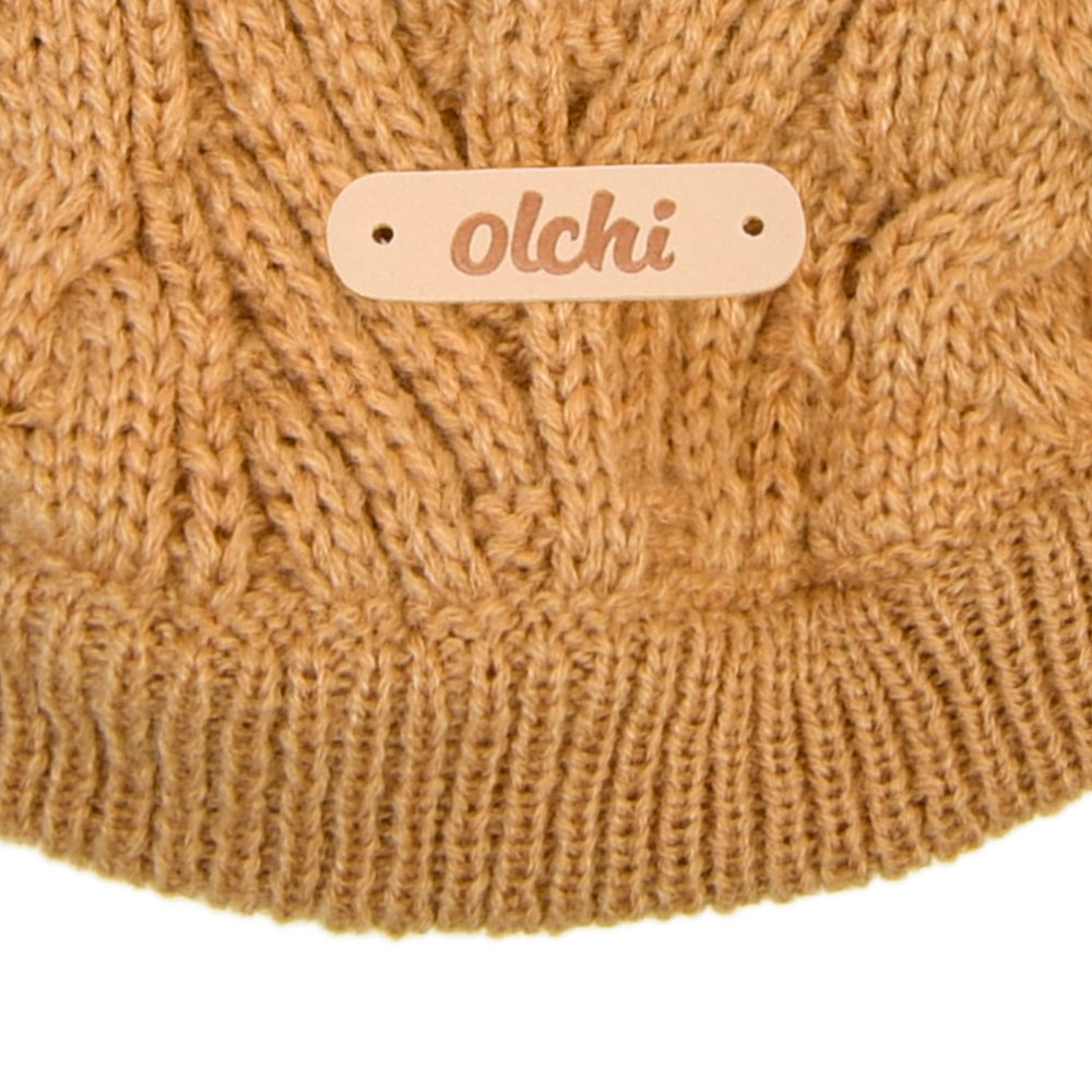 Sueter de punto con diseño trenzado calido ideal para invierno 
