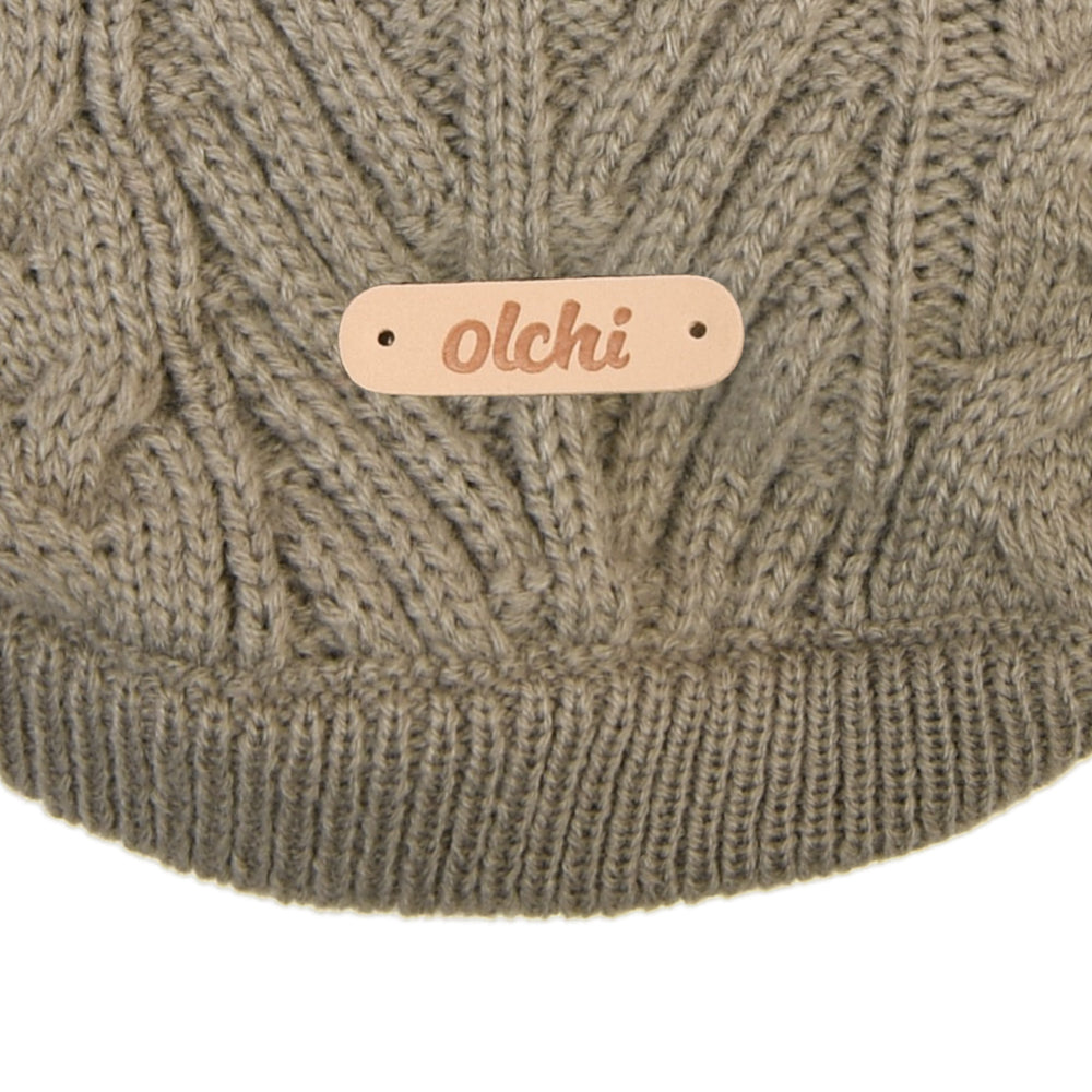 Sueter de punto con diseño trenzado elegante y calentito