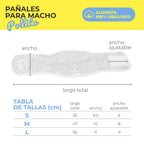 Pañal Orgánico Reutilizable para Perro Macho