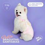Pañal Braguita Orgánico Reutilizable para Perra