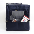 Transportin_PremiumCocheCamaPerro comodo con bolsillos extra
