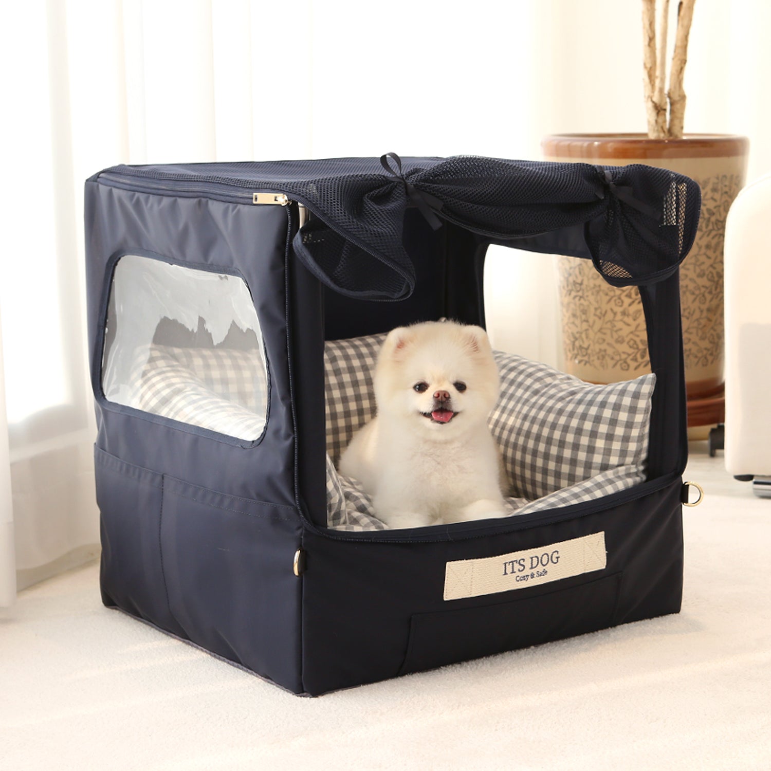 Transportin_PremiumCocheCamaPerro comodo elegante