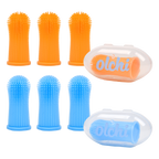 Cepillo Dental de Silicona para Perros