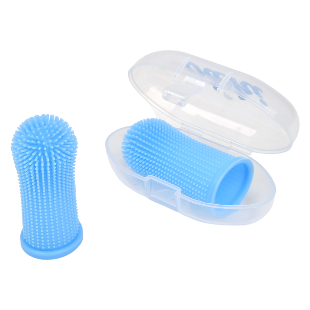Cepillo Dental de Silicona para Perros
