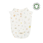 camiseta con volantes algodon organico perro pequeño 