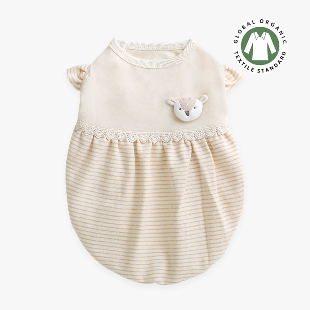 camiseta vestido algodon organico perro pequeño 