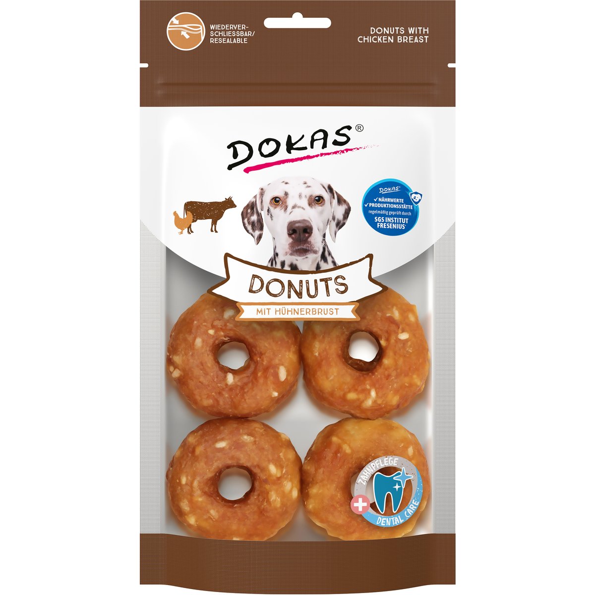 Donuts de Pechuga de Pollo Dokas para Perro