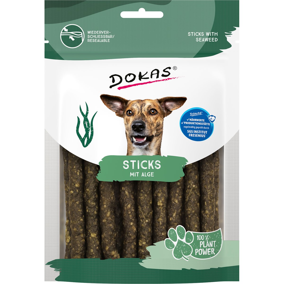 Stick Vegetariano de Algas Marinas Dokas para Perro