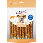 Stick de cuero con pechuga de pollo Dokas para perro