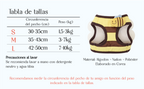 tabla de tallas arnes chaleco abeja perro pequeño 